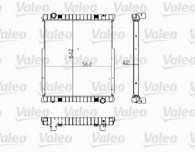 VALEO 733481 -  Радиатор, охлаждение двигателя