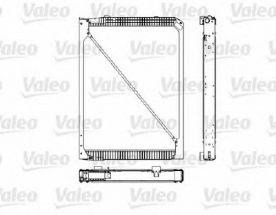 VALEO 733484 -  Радиатор, охлаждение двигателя