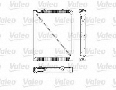 VALEO 733485 -  Радиатор, охлаждение двигателя