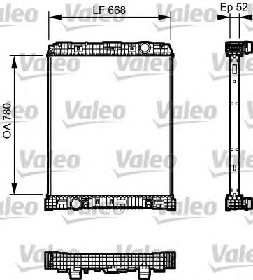 VALEO 733488 -  Радиатор, охлаждение двигателя