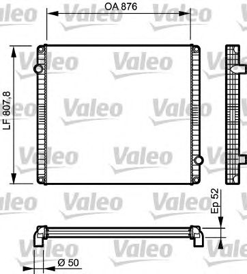 VALEO 733503 -  Радиатор, охлаждение двигателя