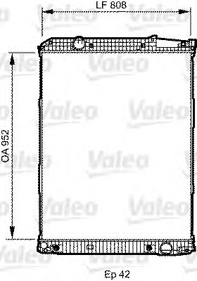 VALEO 733507 -  Радиатор, охлаждение двигателя