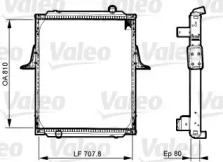 VALEO 733534 -  Радиатор, охлаждение двигателя