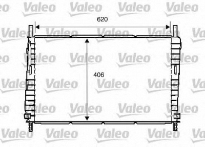 VALEO 734286 -  Радиатор, охлаждение двигателя