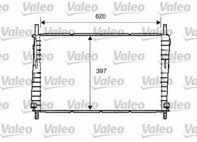 VALEO 734287 -  Радиатор, охлаждение двигателя