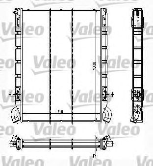 VALEO 734297 -  Радиатор, охлаждение двигателя