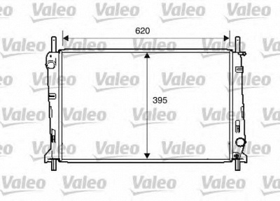 VALEO 734303 -  Радиатор, охлаждение двигателя