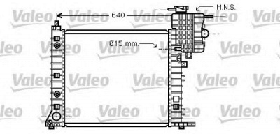 VALEO 734668 -  Радиатор, охлаждение двигателя