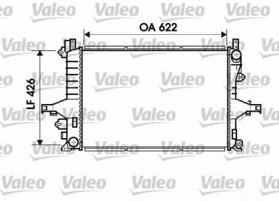 VALEO 734719 - Радиатор, охлаждение двигателя