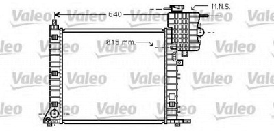 VALEO 734749 -  Радиатор, охлаждение двигателя