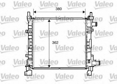 VALEO 734772 -  Радиатор, охлаждение двигателя