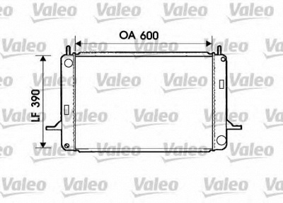 VALEO 734774 -  Радиатор, охлаждение двигателя