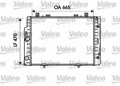 VALEO 734793 -  Радиатор, охлаждение двигателя