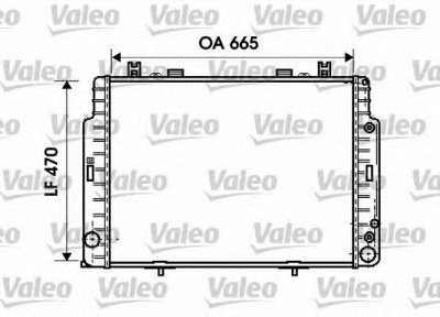 VALEO 734794 -  Радиатор, охлаждение двигателя