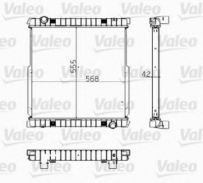 VALEO 734872 -  Радиатор, охлаждение двигателя