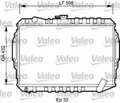 VALEO 735060 -  Радиатор, охлаждение двигателя