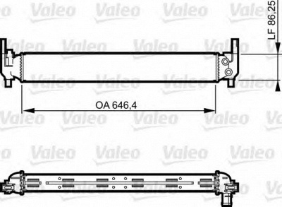 VALEO 735310 -  Радиатор, охлаждение двигателя
