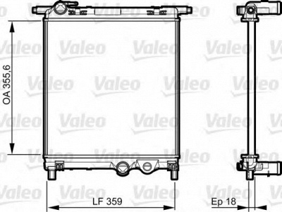 VALEO 735469 -  Радиатор, охлаждение двигателя
