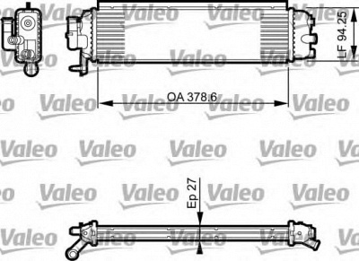 VALEO 735561 -  Радиатор, охлаждение двигателя