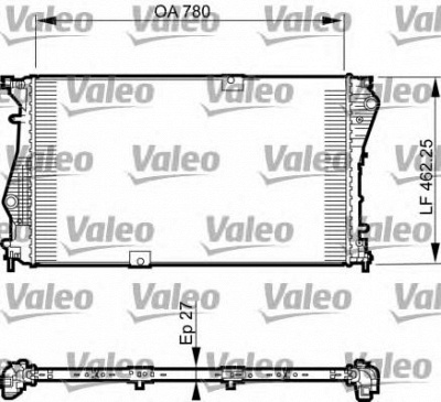 VALEO 735599 -  Радиатор, охлаждение двигателя