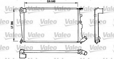 VALEO 810836 -  Радиатор, охлаждение двигателя