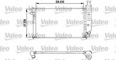 VALEO 810919 -  Радиатор, охлаждение двигателя