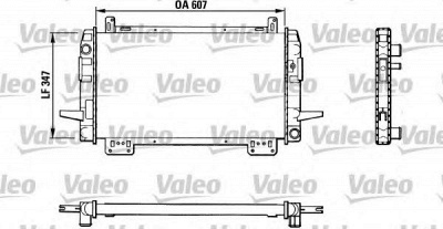 VALEO 811051 -  Радиатор, охлаждение двигателя