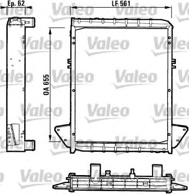 VALEO 811061 -  Радиатор, охлаждение двигателя