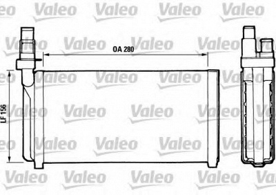 VALEO 811066 -  Теплообменник, отопление салона
