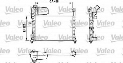 VALEO 811070 -  Радиатор, охлаждение двигателя