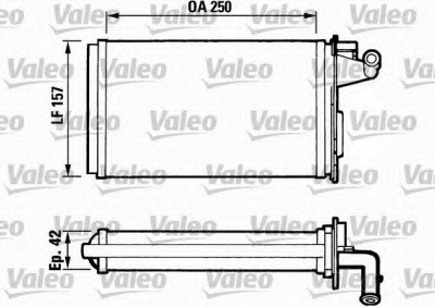 VALEO 811075 -  Теплообменник, отопление салона