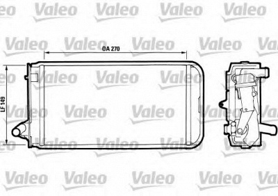 VALEO 811393 -  Теплообменник, отопление салона