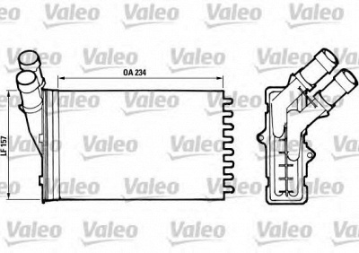 VALEO 812005 -  Теплообменник, отопление салона