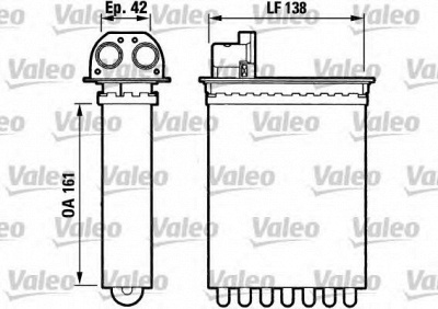 VALEO 812028 -  Теплообменник, отопление салона