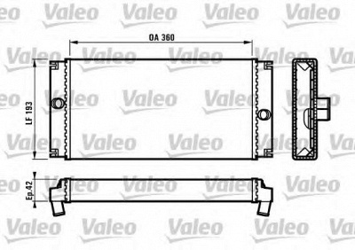 VALEO 812035 -  Теплообменник, отопление салона