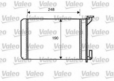 VALEO 812045 -  Теплообменник, отопление салона