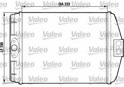 VALEO 812083 -  Теплообменник, отопление салона