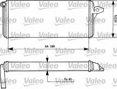 VALEO 812085 -  Теплообменник, отопление салона