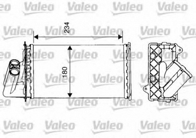 VALEO 812112 -  Теплообменник, отопление салона