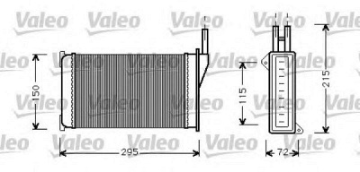 VALEO 812129 -  Теплообменник, отопление салона