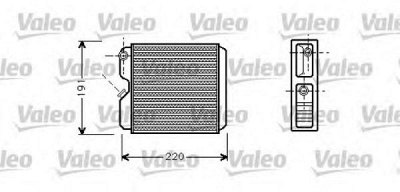 VALEO 812147 -  Теплообменник, отопление салона
