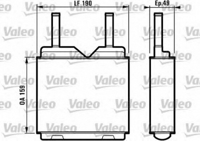 VALEO 812148 -  Теплообменник, отопление салона