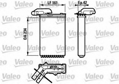VALEO 812158 -  Теплообменник, отопление салона
