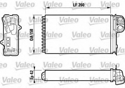 VALEO 812161 -  Теплообменник, отопление салона