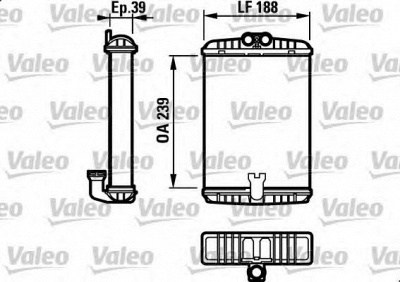 VALEO 812190 -  Теплообменник, отопление салона