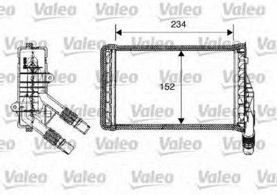 VALEO 812223 -  Теплообменник, отопление салона