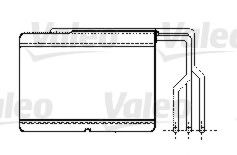 VALEO 812239 -  Теплообменник, отопление салона