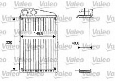 VALEO 812247 -  Теплообменник, отопление салона