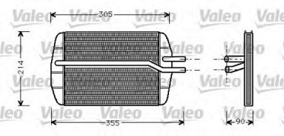 VALEO 812272 -  Теплообменник, отопление салона