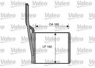VALEO 812273 -  Теплообменник, отопление салона